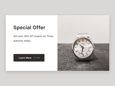 DailyUI #036. Special Offer