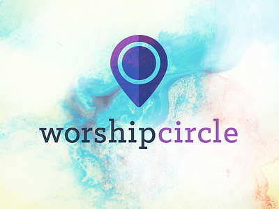 worship circle alternate church icon location logo map