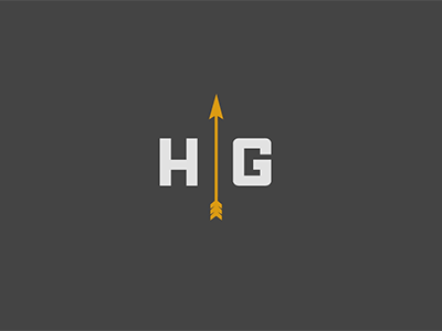 HG landing page animation animation brand logo