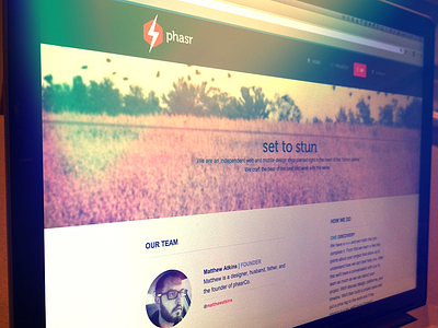 phasr.co about homepage website