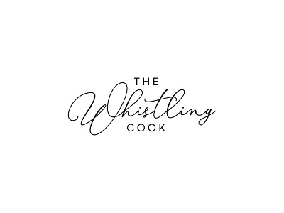 The Whistling Cook branding clean design flat icon illustration illustrator logo typography vector