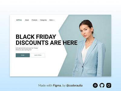 Store UI Design design ecommerce landingpage store ux website