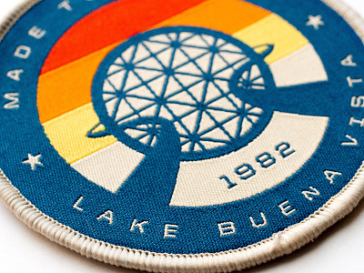 The Future Began October 1st, 1982 badge disney epcot center patch retro theme park vintage walt disney world
