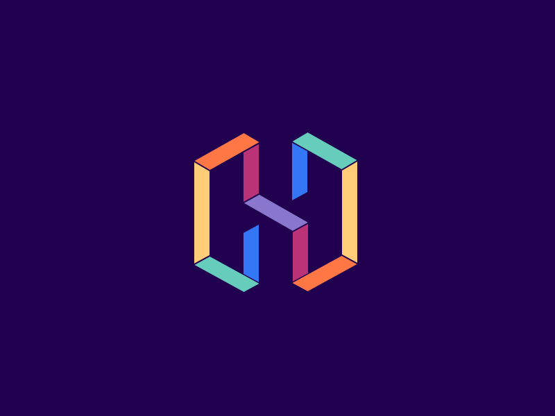 Hex Logo Animation branding design gamecube hackathon hackeindhovenexperience hex hexagon hourglass impossible object logo logo animation logo design monogram symbol talkhuman