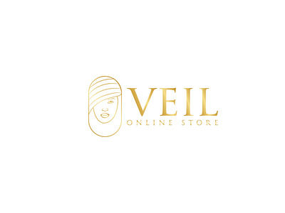 Veil Fashion Logo design flat illustration illustrator logo minimal vector