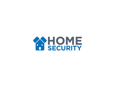 Home Security logo design design flat illustration illustrator logo minimal vector