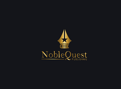 Nobel Quest Publishing Logo Design business logo design flat illustration logo logo desgn minimal minimalsit logo modern logo professional logo unique logo