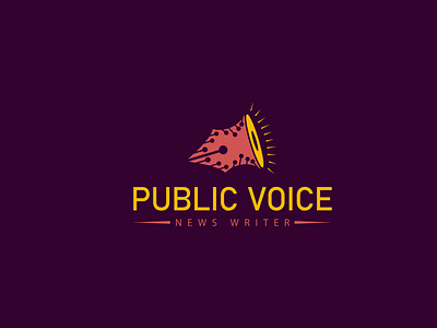 Public Voice Logo Design