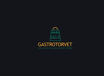 Gastrotorvet Shop logo design business logo creative logo design flat illustration logo minimal minimalist logo professional logo unique logo vector