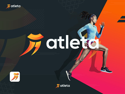 Atleta Logo / Sports Logo / Fitness Logo / Athlete Logo
