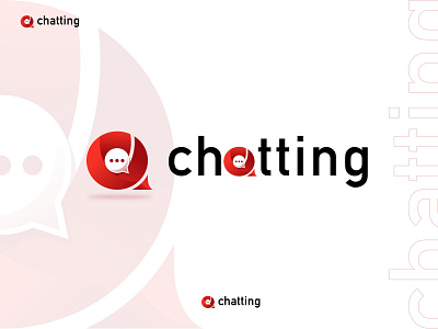 A-chatting logo / Chat logo / A letter Logo