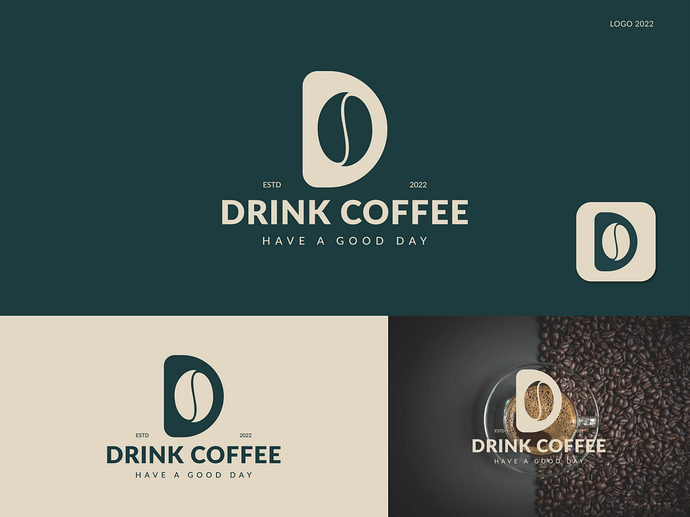 Drink Coffee Logo Design by Golam Rabbi Khan | Logo and Brand Identity ...