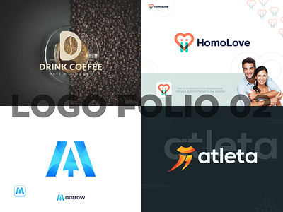 Logo Collection/ Logofolio 02 brand identity branding business logo coffee logo create logo creative dribble flat logo graphic design grkhan0905 letter logo letter mark logo logo collections logo mark minimal minimal logo modern logo restaurant logo vector