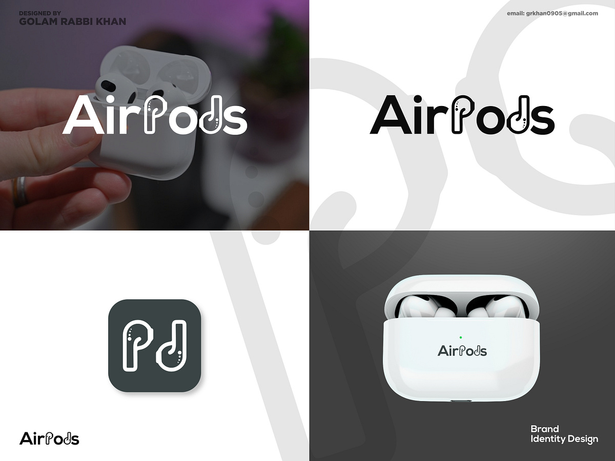 AirPods Logo Design by Golam Rabbi Khan | Logo and Brand Identity ...