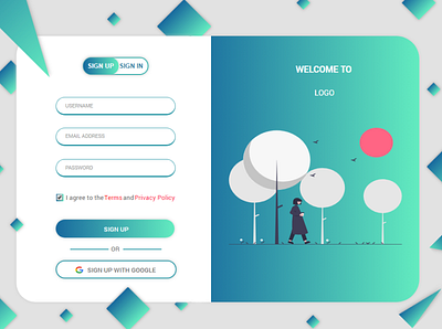 Design ui ux Sign up app design desktop graphic design interface ui ux