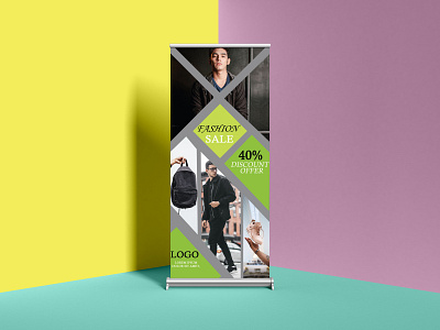 Roll UP Banner banner brand design fashion fashion brand fashion design fashion illustration illustration illustrator modern photoshop poster roll up banner rollup