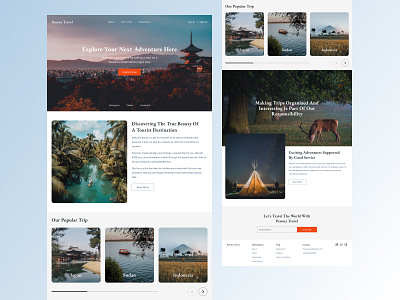 Pesona Travel - Travel Landing Page