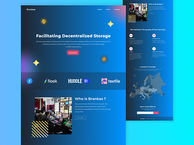 Brankas. - Storage Token Website binance clean coin crypto cryptocurrency dark design exchange investment landing page landingpage modern trading ui ux wallet web design website