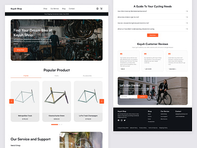 Kayuh Shop - Bike Landing Page