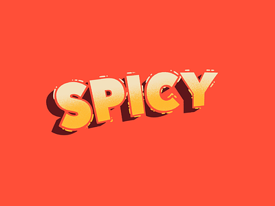Spicy procreate spicey spicy type typography