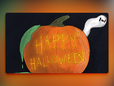 Would You Rather - #067 aweber ghost halloween illustration jack o lantern newsletter procreate procreateapp pumpkin