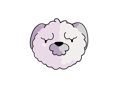 A Shaggy Dog dog grumpy illustration procreate shaggy