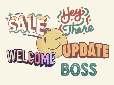 Stickers boss love you sale sketch stickers update welcome