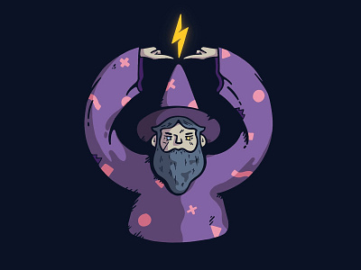 Grimy Wizard illustration procreate wip wizard