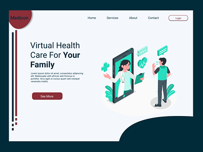 Medical landing page