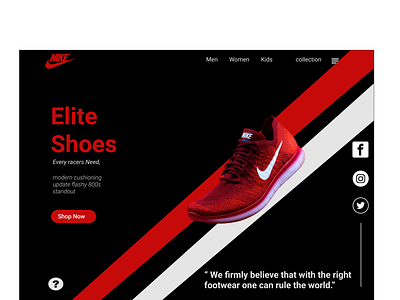 SHOE LANDING PAGE