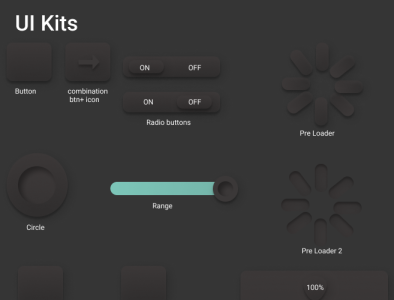 UI-Kit ,Neumorphism