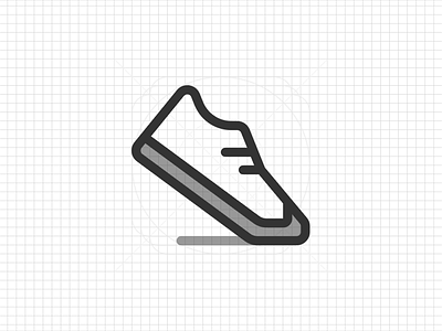 Sport icon duotone grid icon shoes sport
