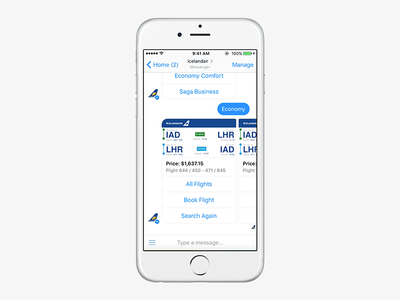 Icelandair Facebook Chatbot