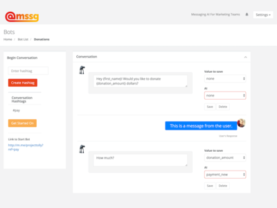 Facebook Bot Builder