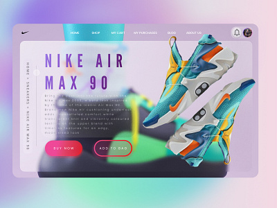 Nike™ Website Redesign by 'Jack Richardson' | Design #1 |