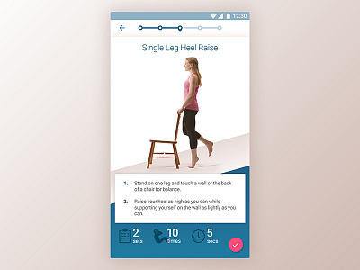 Physiotherapy Mobile App UI design medical mobile app physio physiotherapy ui ux