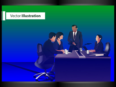 Client Discussion modern illustration