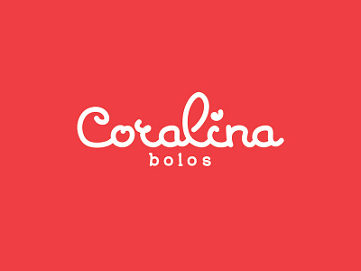 Coralina bolos logo bakery calligraphy hand drawn hand lettering handwritten home made homemade lettering logo logotype typeface typography