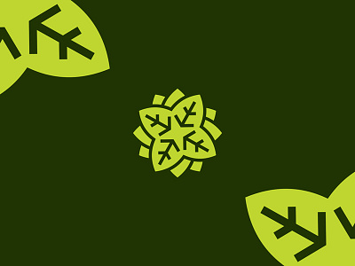Leafy design graphic green icon leaves logo logo design logotype mark nature simple symbol