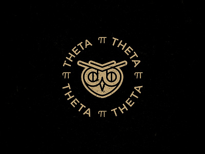 Theta Pi Theta owl logo