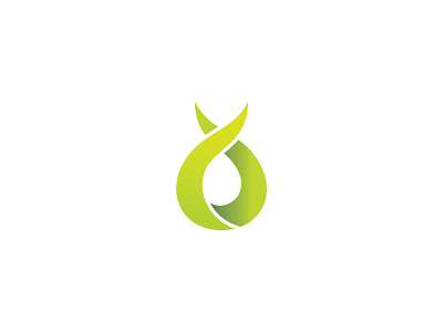 Grano abstract brand branding gradient green logo logotype modern nature negative space plant simple