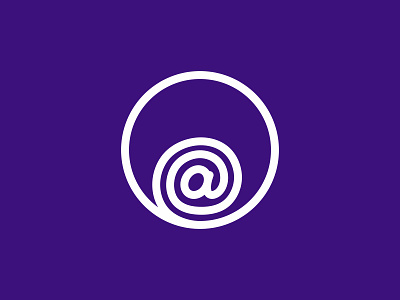 Japanese @ sign: Naruto brand branding icon japan logo logotype mark minimal purple sign simple symbol