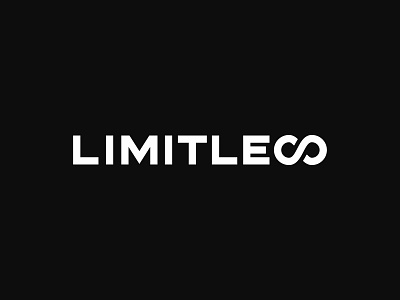 Limitless brand branding infinity logo logotype minimal simple symbol type typo typography