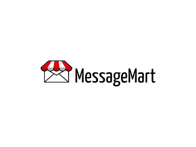 MessageMart brand branding design icon logo logotype mail mart message shop store vector