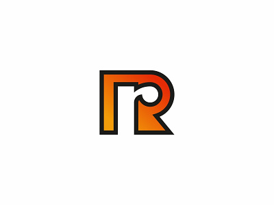 Double R brand branding design letter lettermark logo logotype mark simple type typography vector