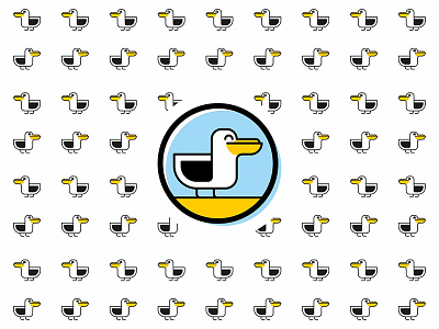 Steven Seagull animal bird brand branding colorful fun happy logo logotype mascot pattern vector