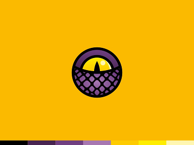 Snake Eye animal brand branding colorful design illustration logo logotype modern serpent skin vector