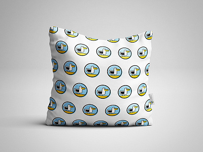 Happy Seagull pillow