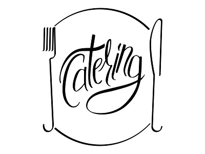 Catering app branding design graphic design icon illustration lettering logo vector