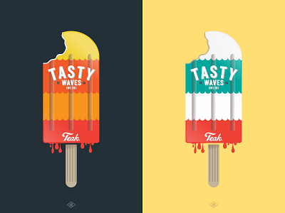 Tasty Waves design illustration